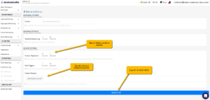 Picture of instruction on how to properly configure your SSL expiration alert in StatusCake.